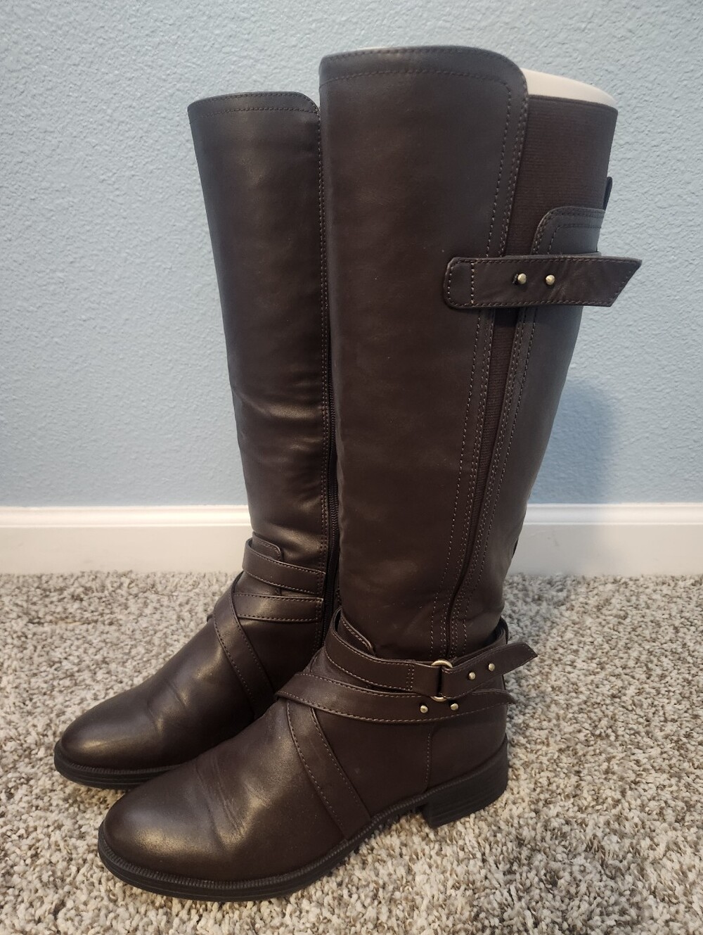 Circus by Sam Edelman Over-the-Knee Riding Boots in Dark Brown